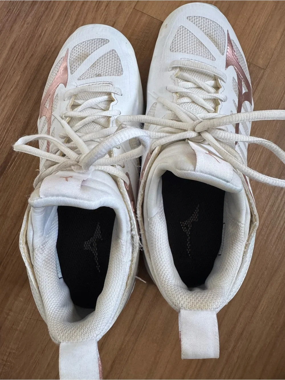 Mizuno Wave Dimension 'White Rose Gold'